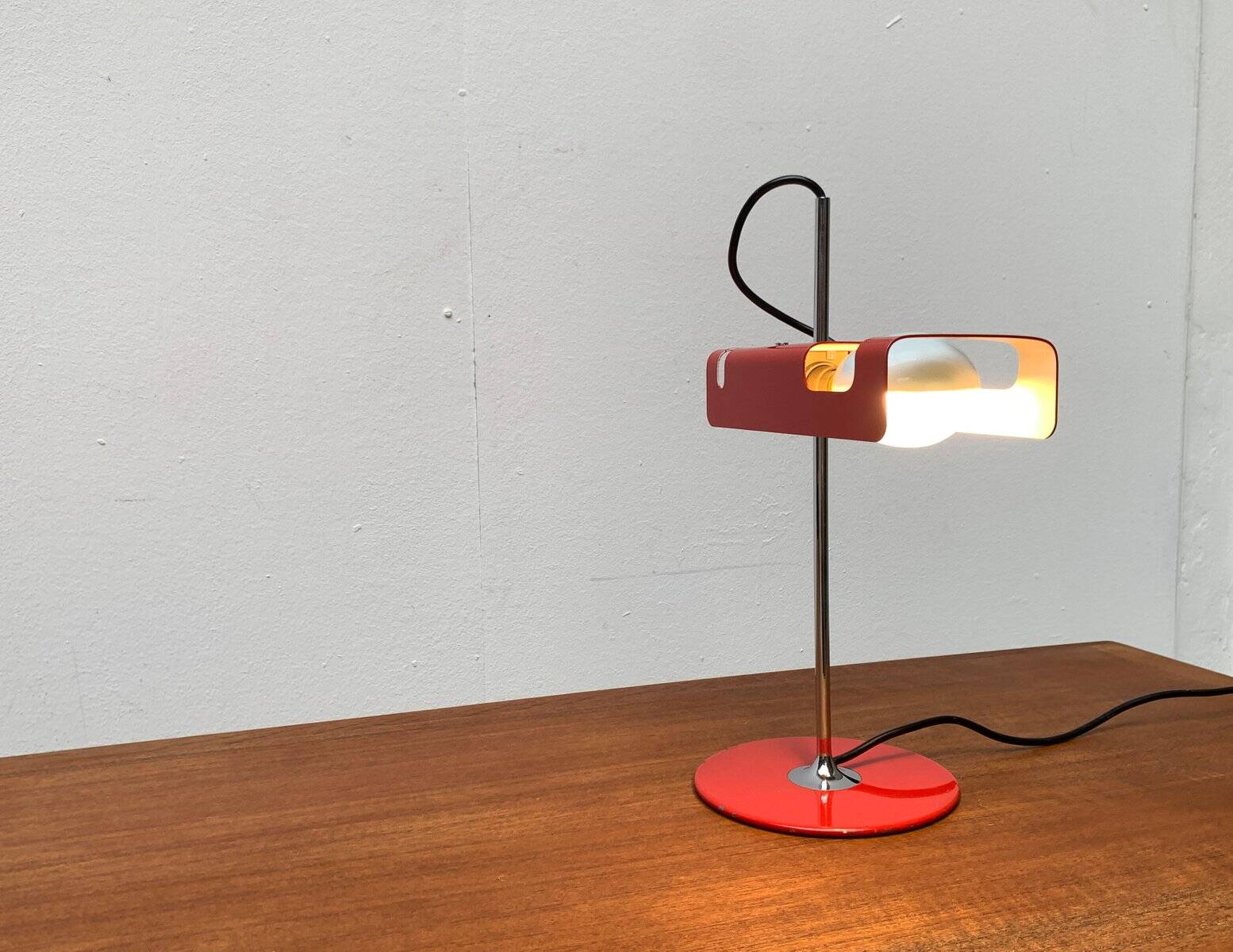 Mid-Century Italian Spider 291 Table Lamp by Joe Colombo for Oluce, 1960s