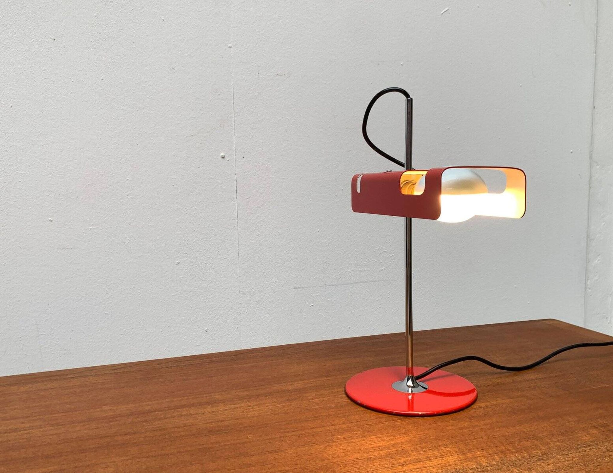 Mid-Century Italian Spider 291 Table Lamp by Joe Colombo for Oluce, 1960s
