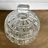 Former Portieux crystal sugar bowl