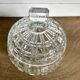 Former Portieux crystal sugar bowl