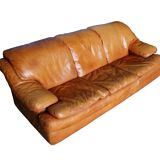 Vintage roche Bobois leather sofa