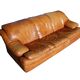 Canapé vintage en cuir Roche Bobois