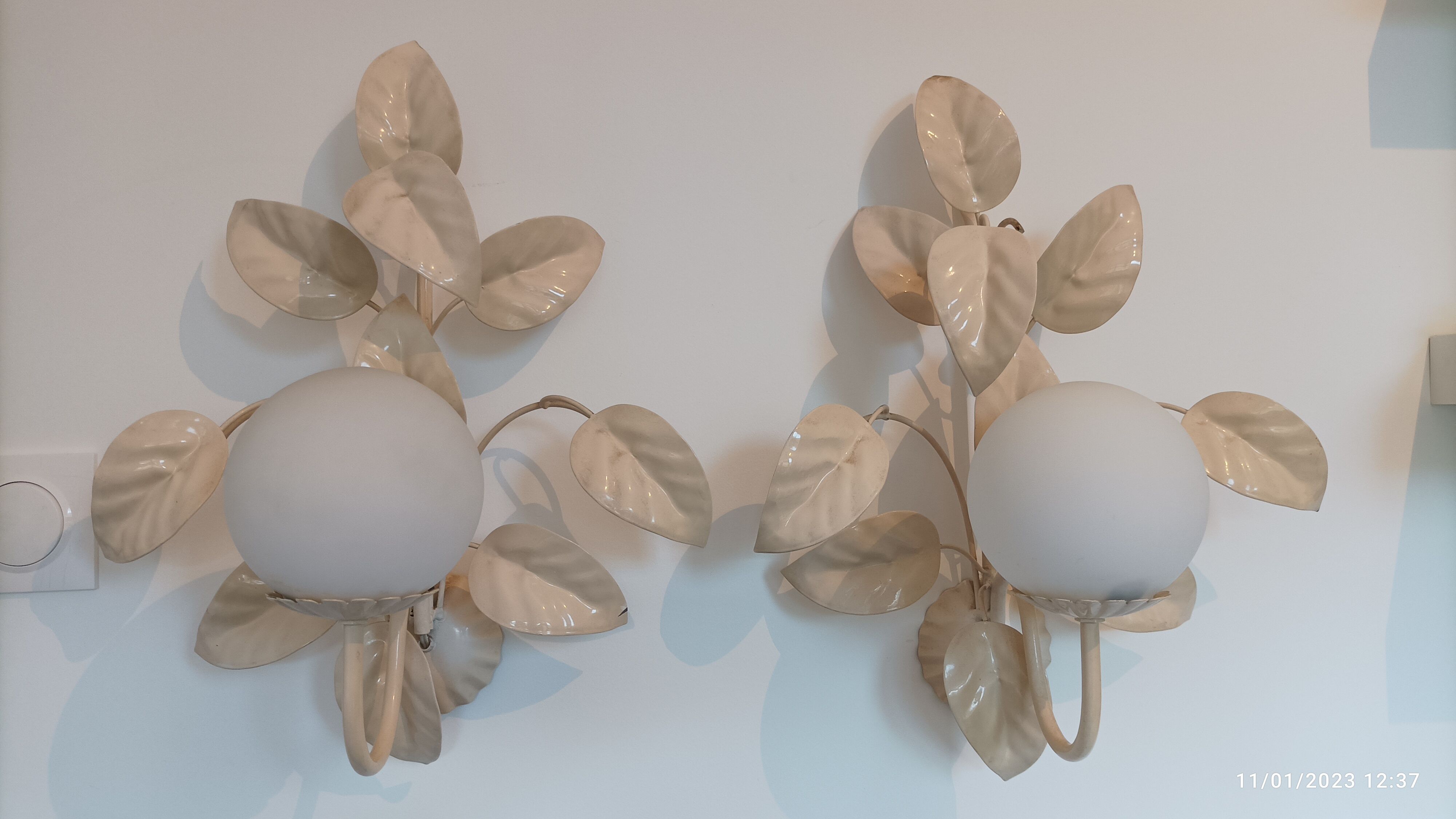 Pair of vintage sconces