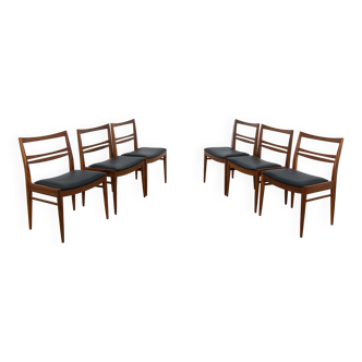 Mid-Century Teak Dining Chairs, 1960s, Set of 6