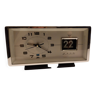 vintage calendar alarm clock