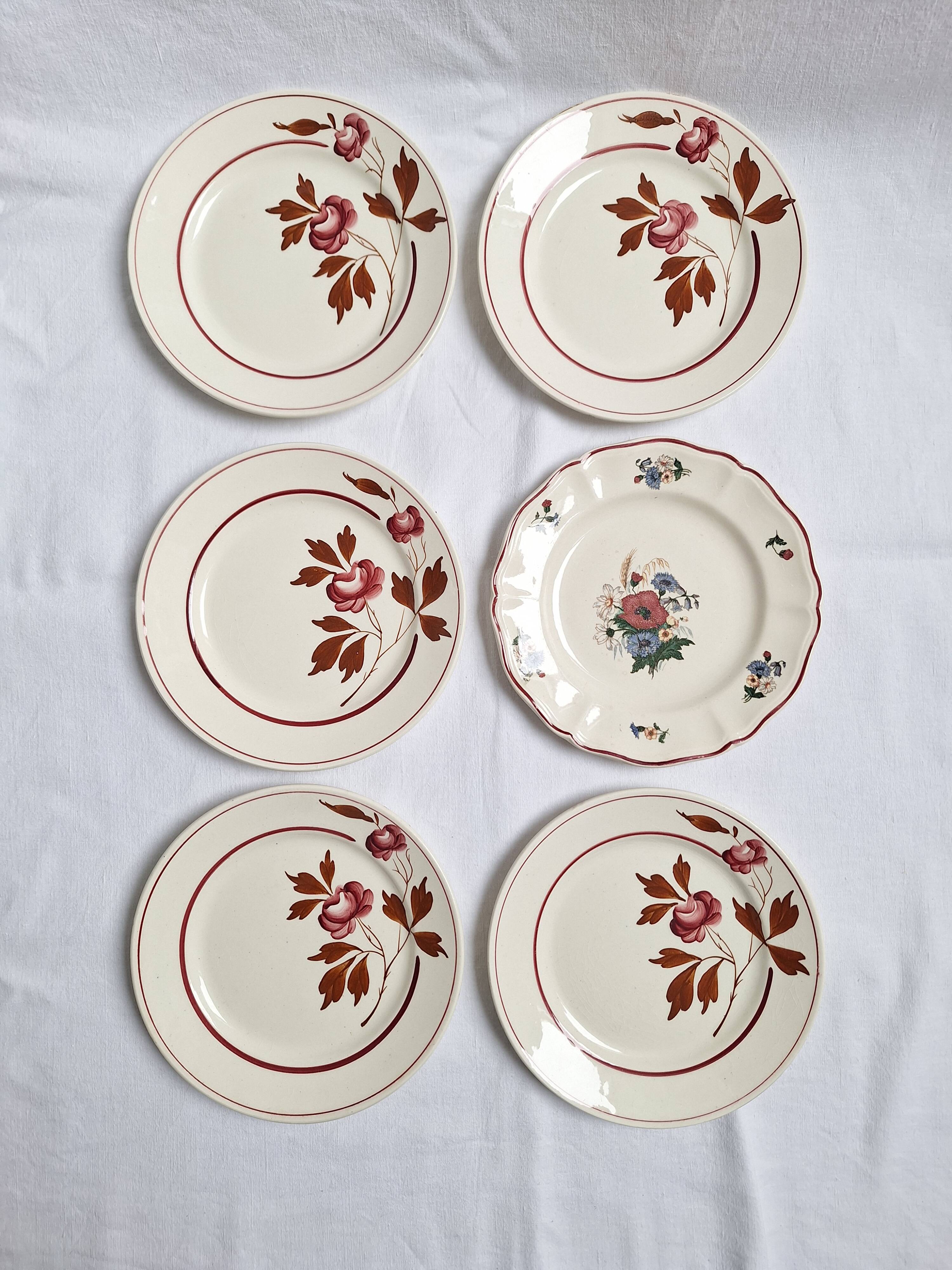 Luneville dessert plates