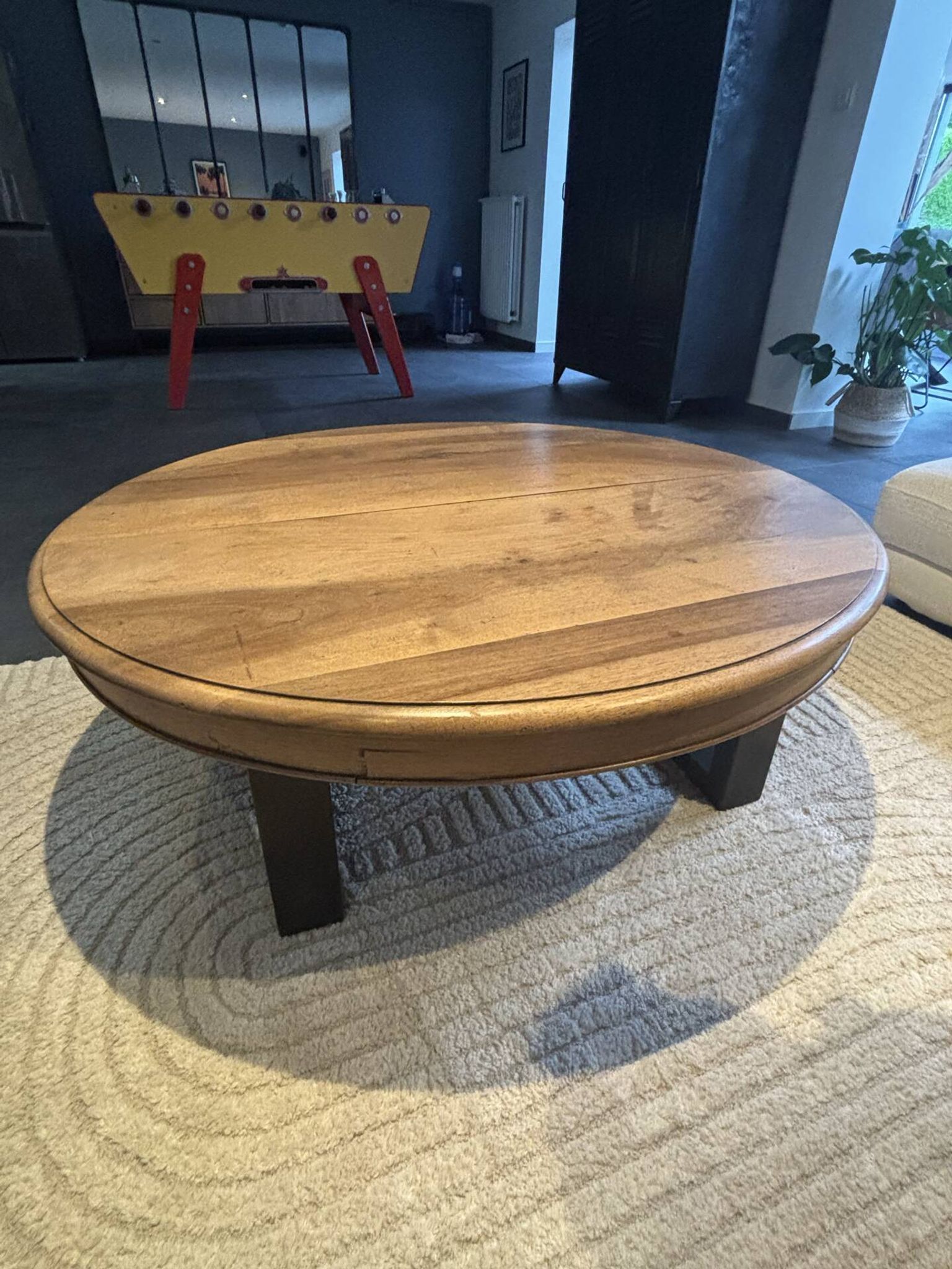 Industrial coffee table