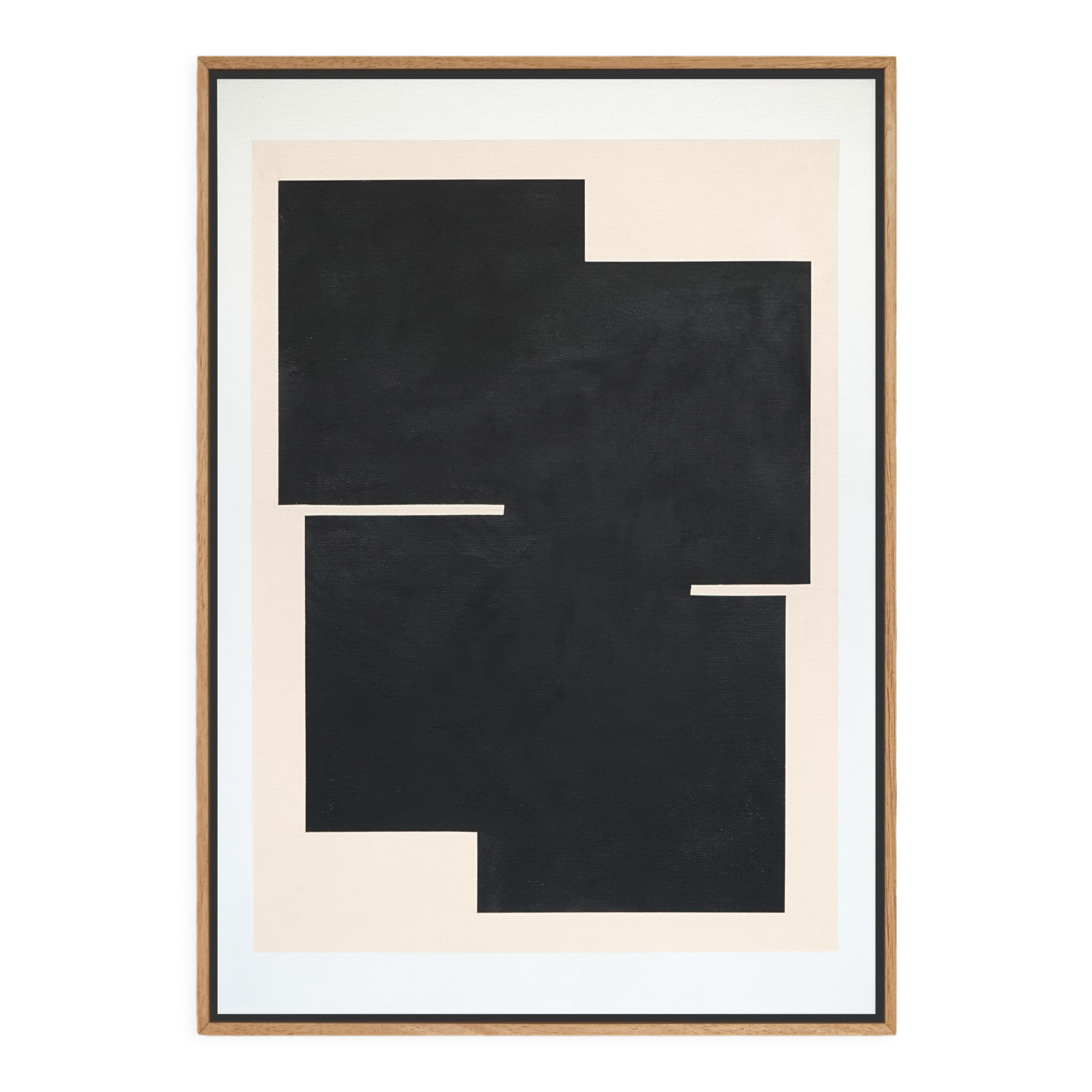 Original abstract painting, Black sign B05