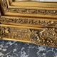 Gilded resin mirror Louis XV H47 X L42 style