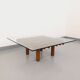 Vintage Italian square coffee table Kyoto by Gianfranco Frattini for Knoll