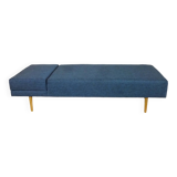 Rare multifunctional sofa/daybed with adjustable headrest 1960, restored