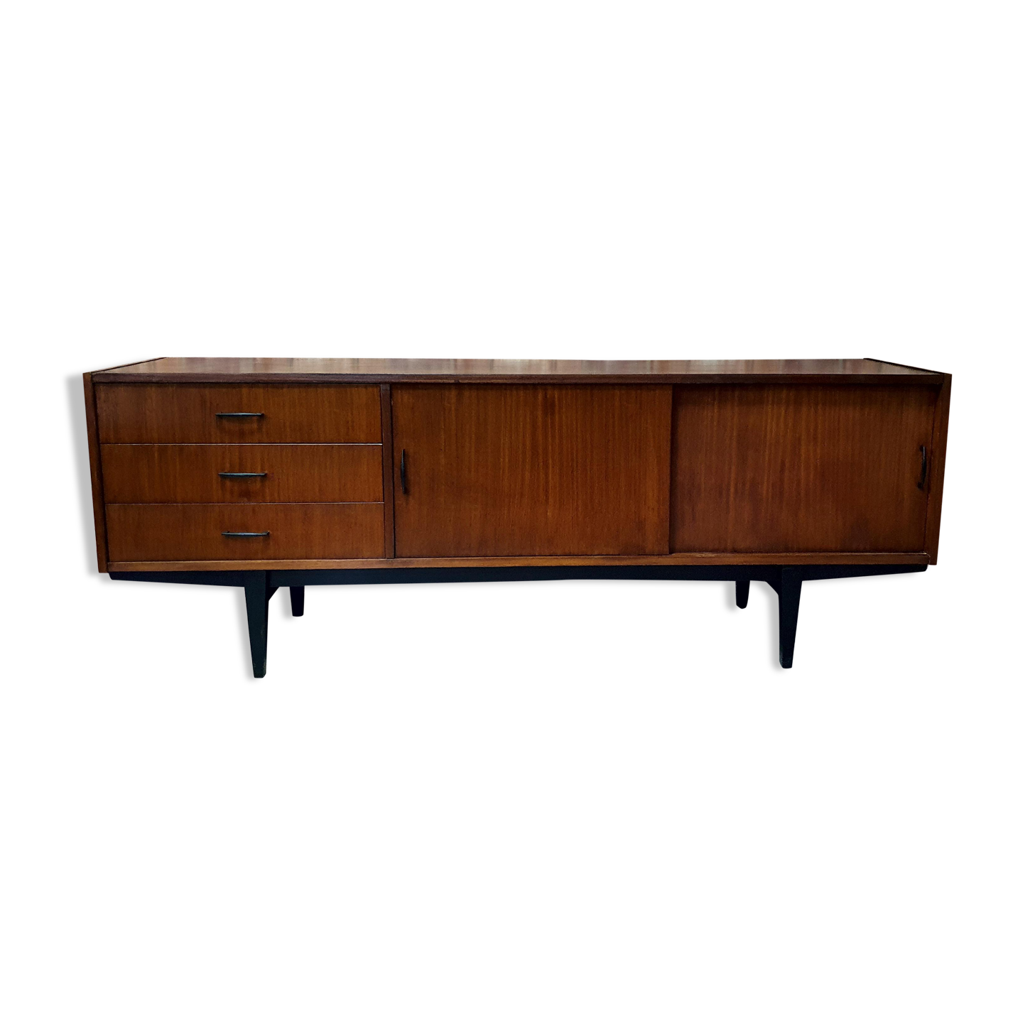 Renovated chest of drawers, Violetta sideboard, 1970s Poland