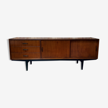 Renovated chest of drawers, Violetta sideboard, 1970s Poland