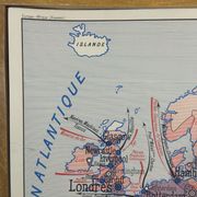 School Affoche geographical Europe Africa double sided