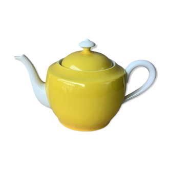 Théière Limoges F. Legrand & Cie jaune