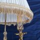 Lampe bouillotte 2 feux en bronze