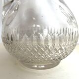 Pair of cut crystal pitchers