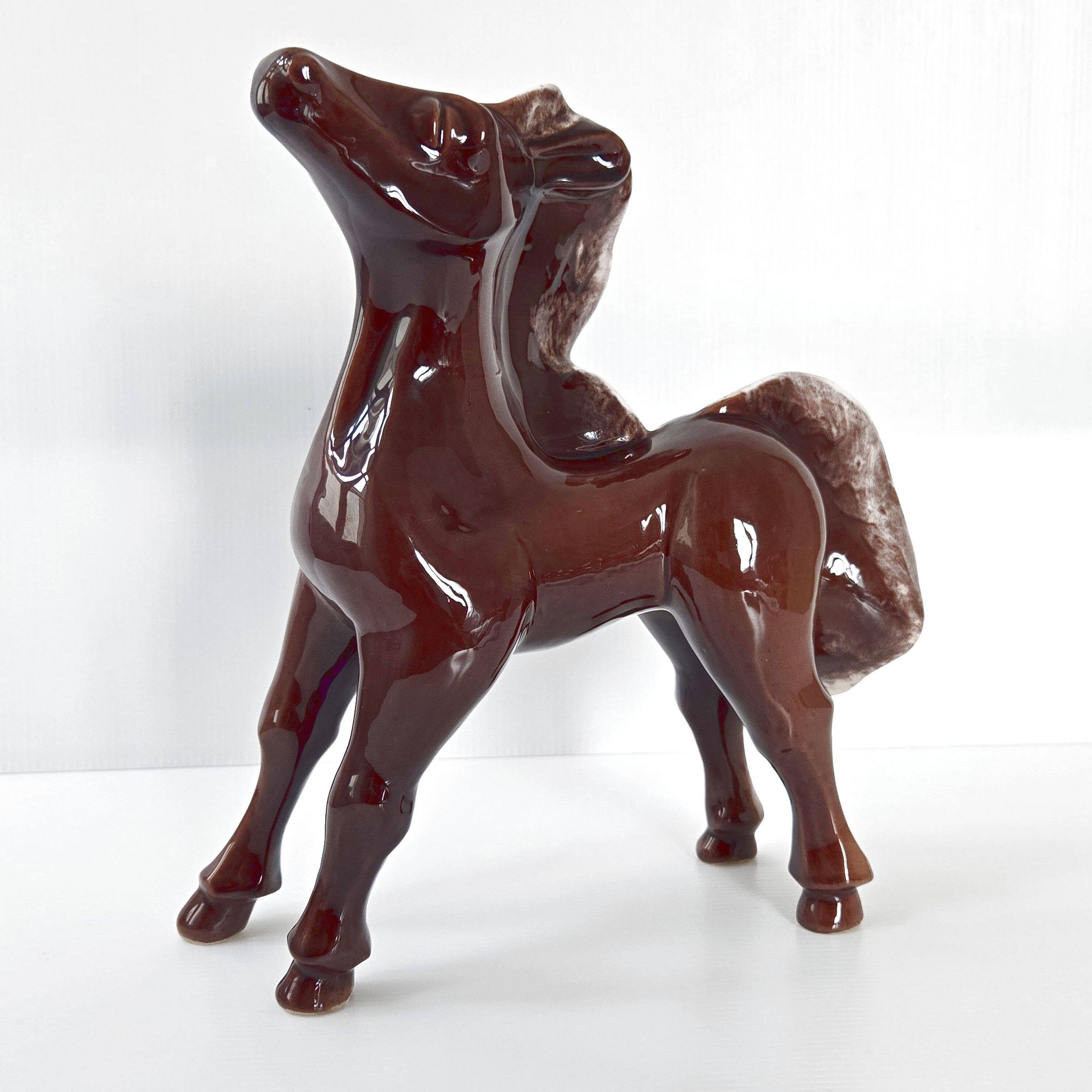 Cheval en céramique vintage 1960