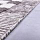 9x11 Brown & White Checkered Moroccan Rug, 269x349Cm