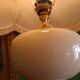 1980s lacquered metal lamp, the Dolphin