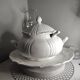 White porcelain soup tureen