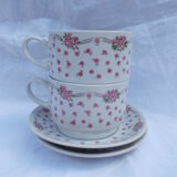 Duo cups flower décor