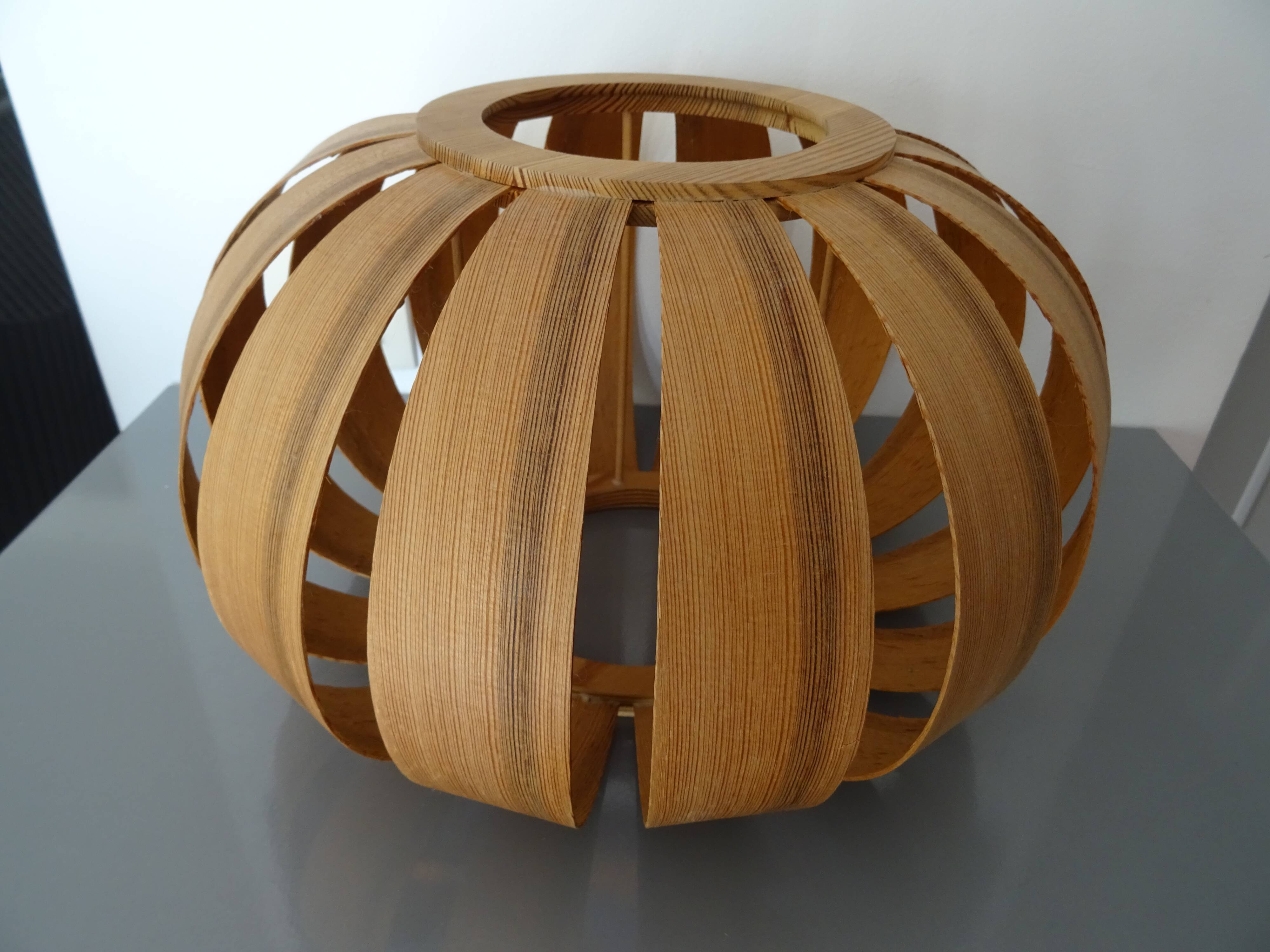 Vintage Scandinavian style suspension chandelier from the 60s/70s