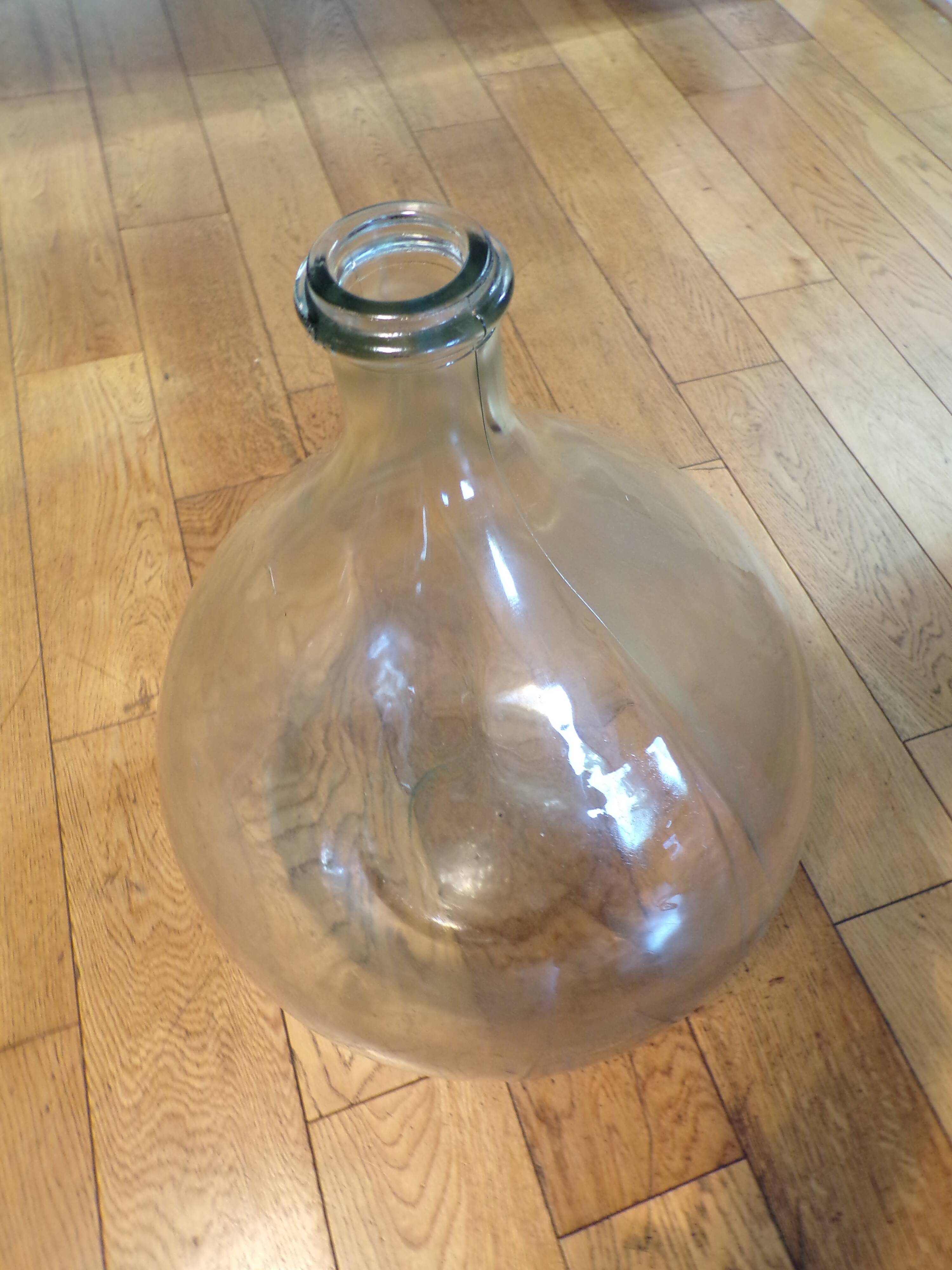 Dame Jeanne white glass 20L