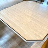 Travertine coffee table