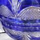 Large champagne cooler in cut crystal