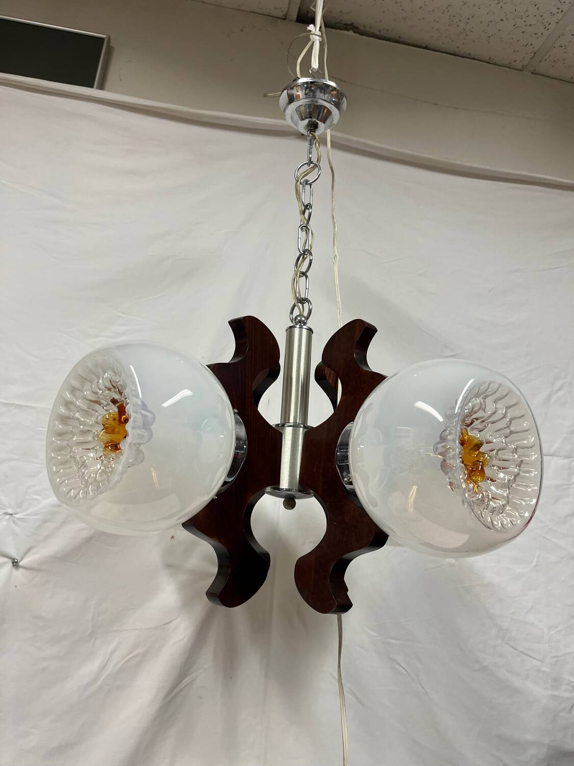 Mazzega design chandelier 1970