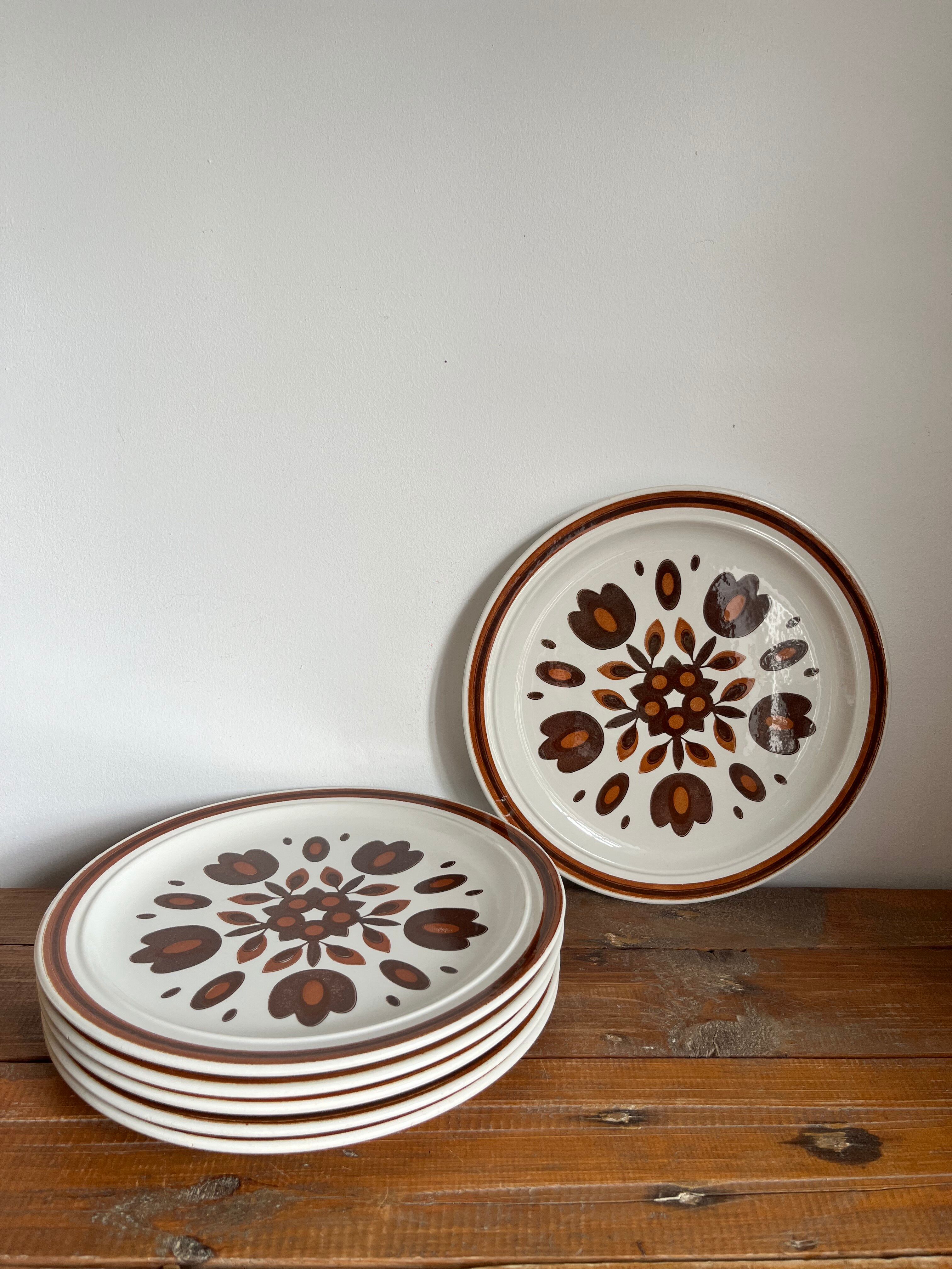 6 assiettes plates