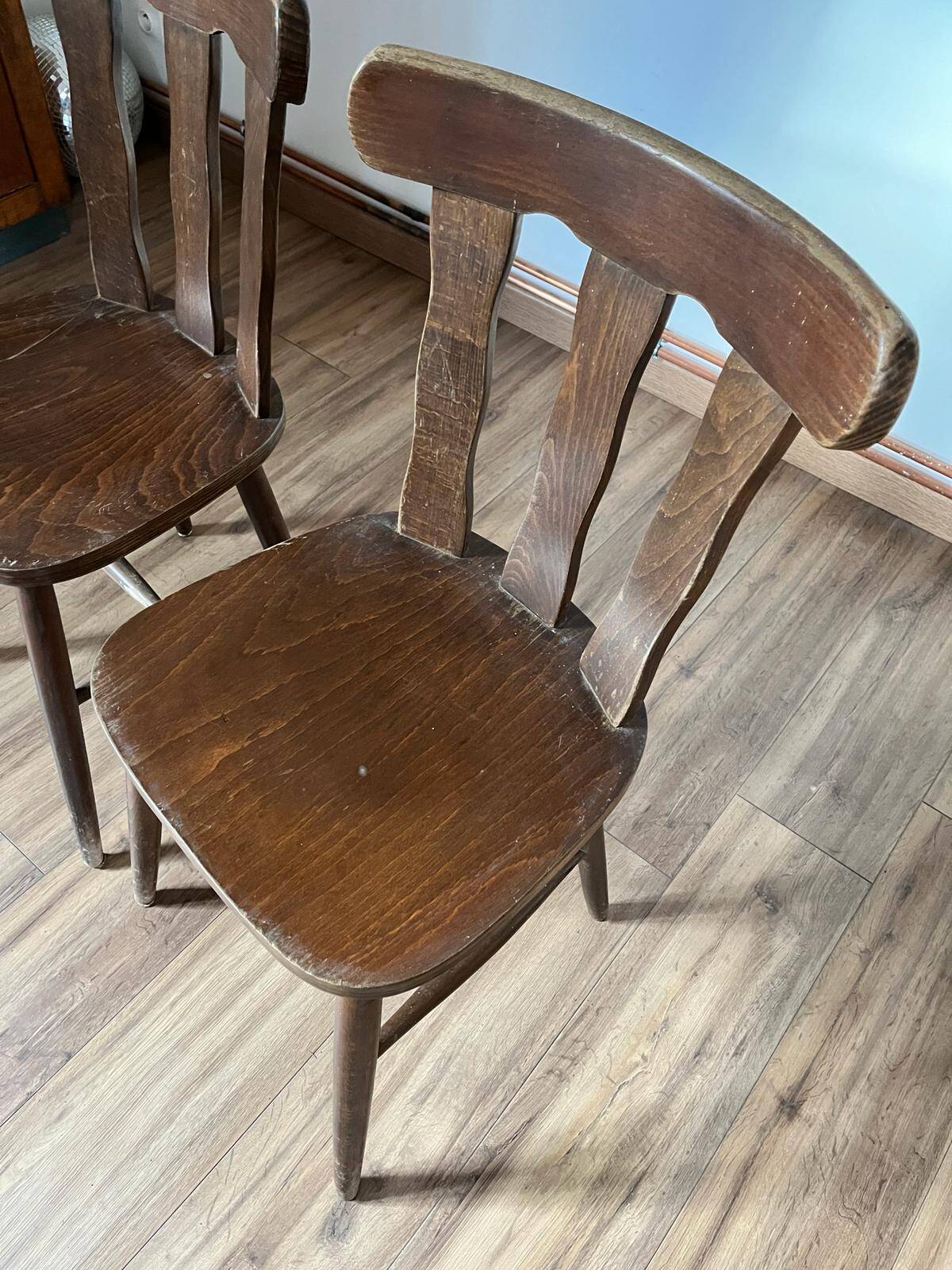 Pair of bistro chairs