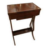 Lyre dressing table in solid Cuban mahogany period Directoire