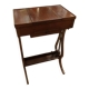 Lyre-shaped dressing table in solid Cuban mahogany from the Directoire period