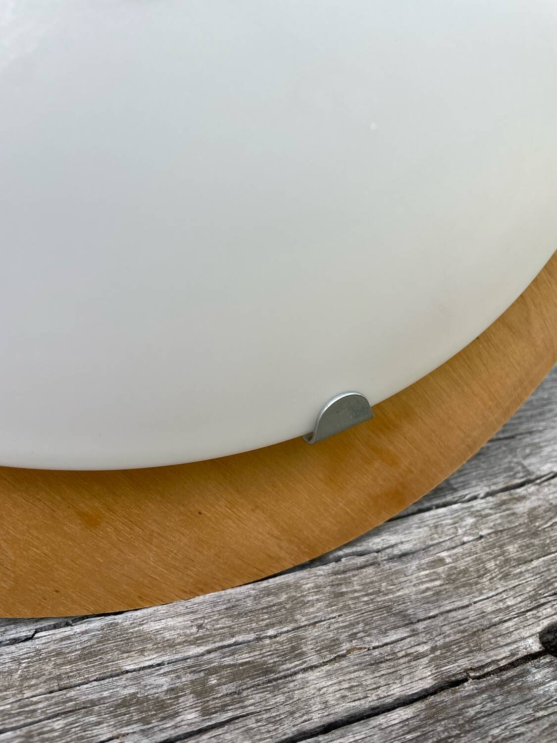 Vintage IKEA wooden ceiling light