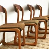 Baumann sleigh chairs