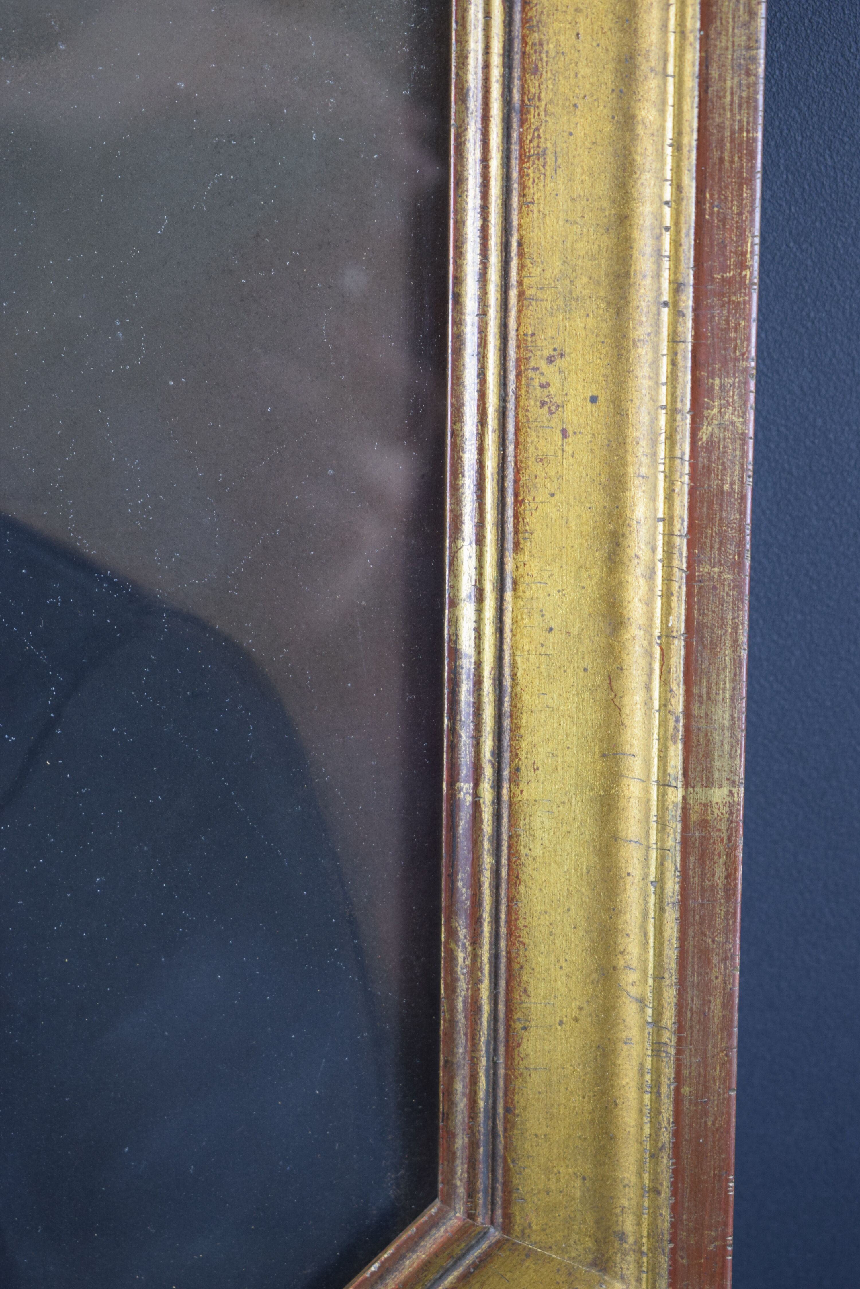 Pastel portrait of man signed Theophile Emmanuel Duverger 1861