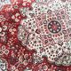 Large vintage carpet pure wool Persian design 240x340cm French made
