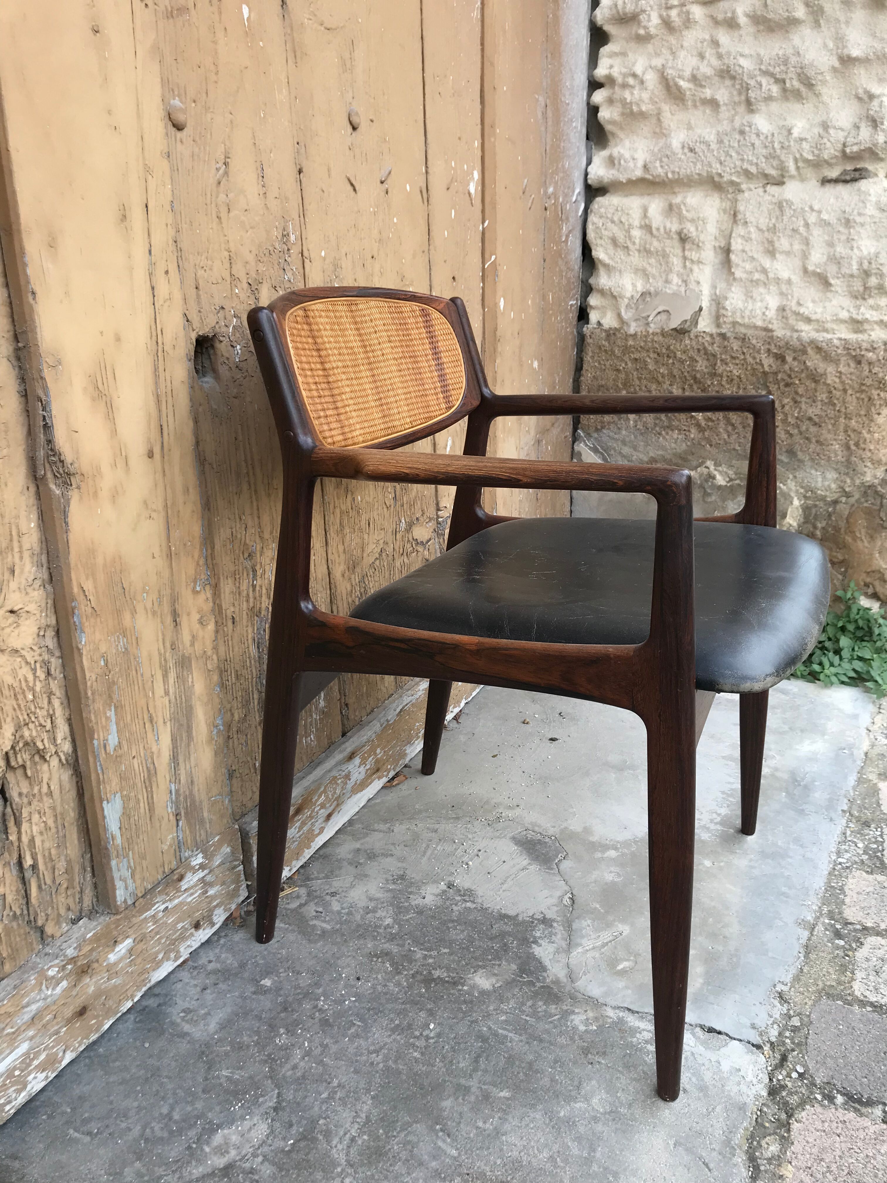 Scandinavian armchair signed