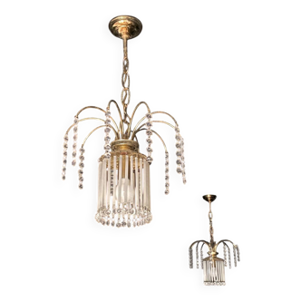 Duo of tassel chandeliers