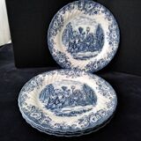 4 Johnson Bros porcelain dinner plates