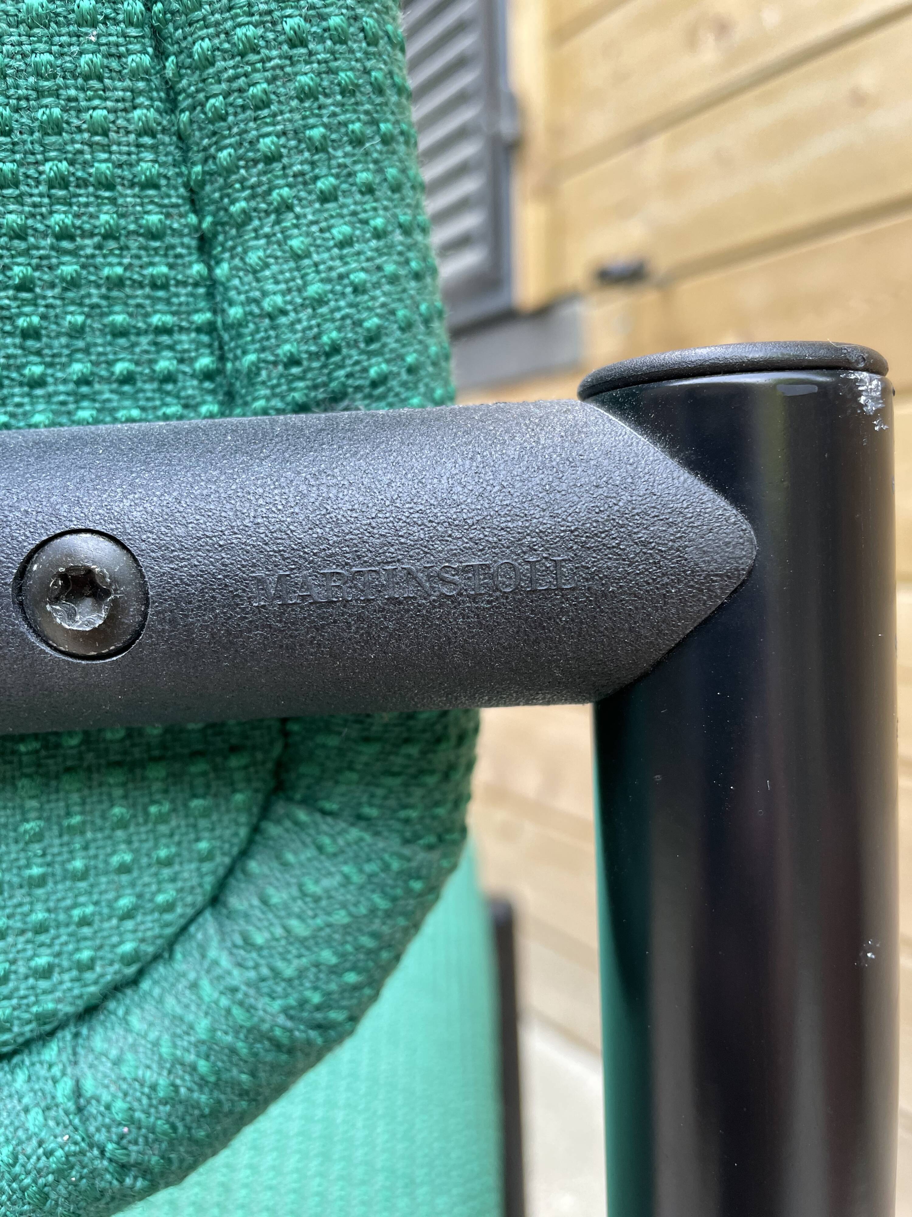 Pair of vintage Martin Stoll Champenay office chairs