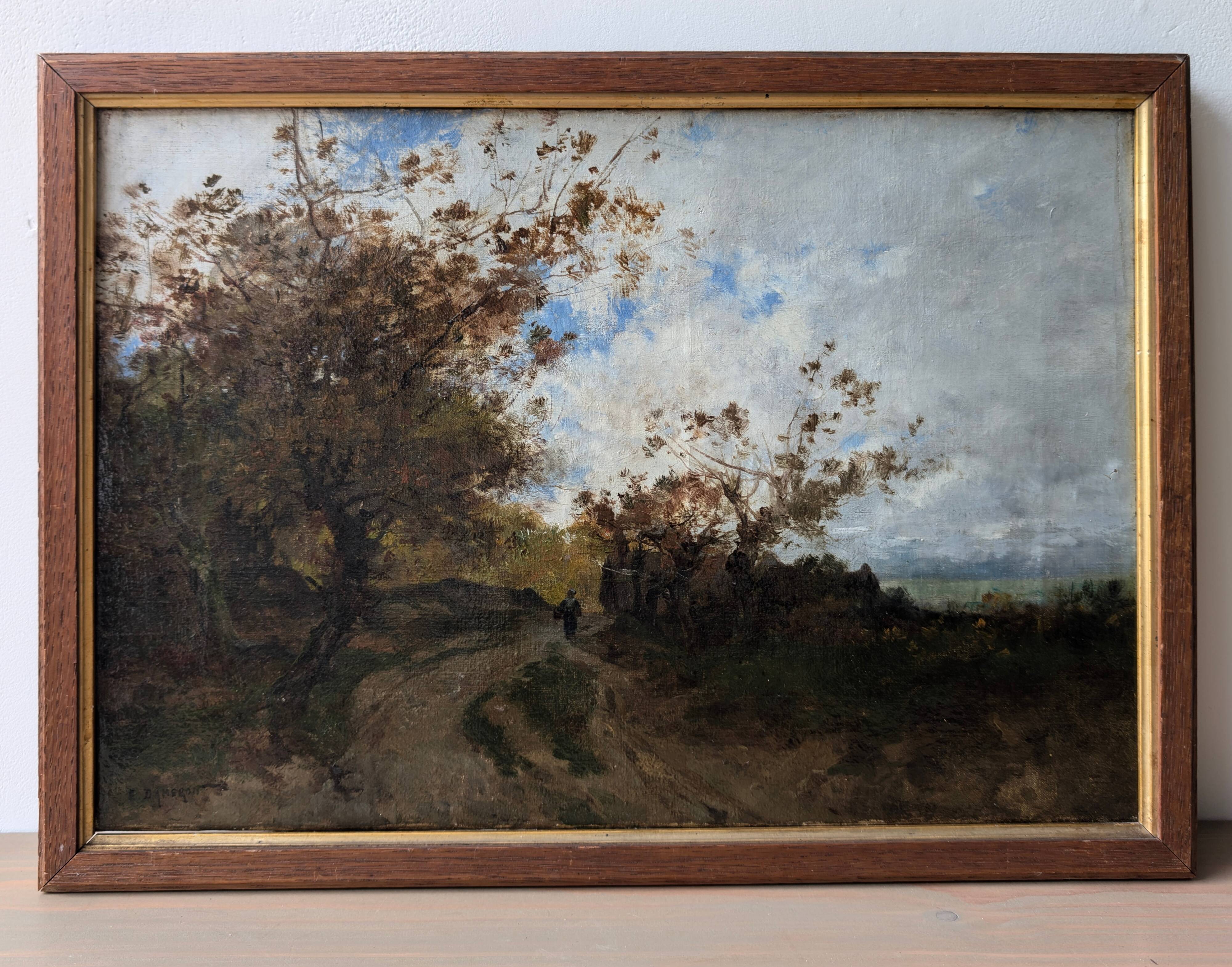 Old landscape painting