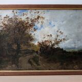 Peinture ancienne de paysage