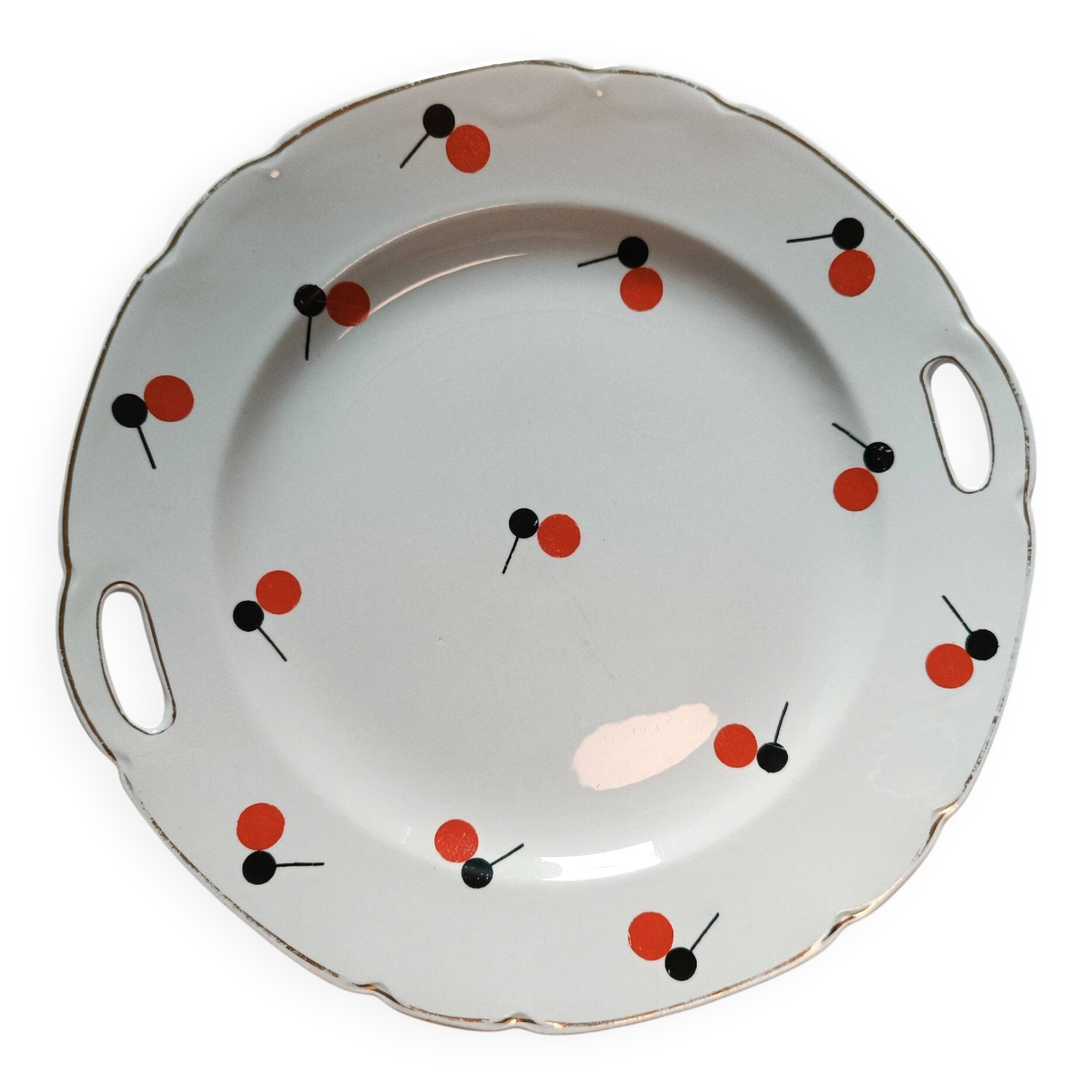 Vintage cake serving plate