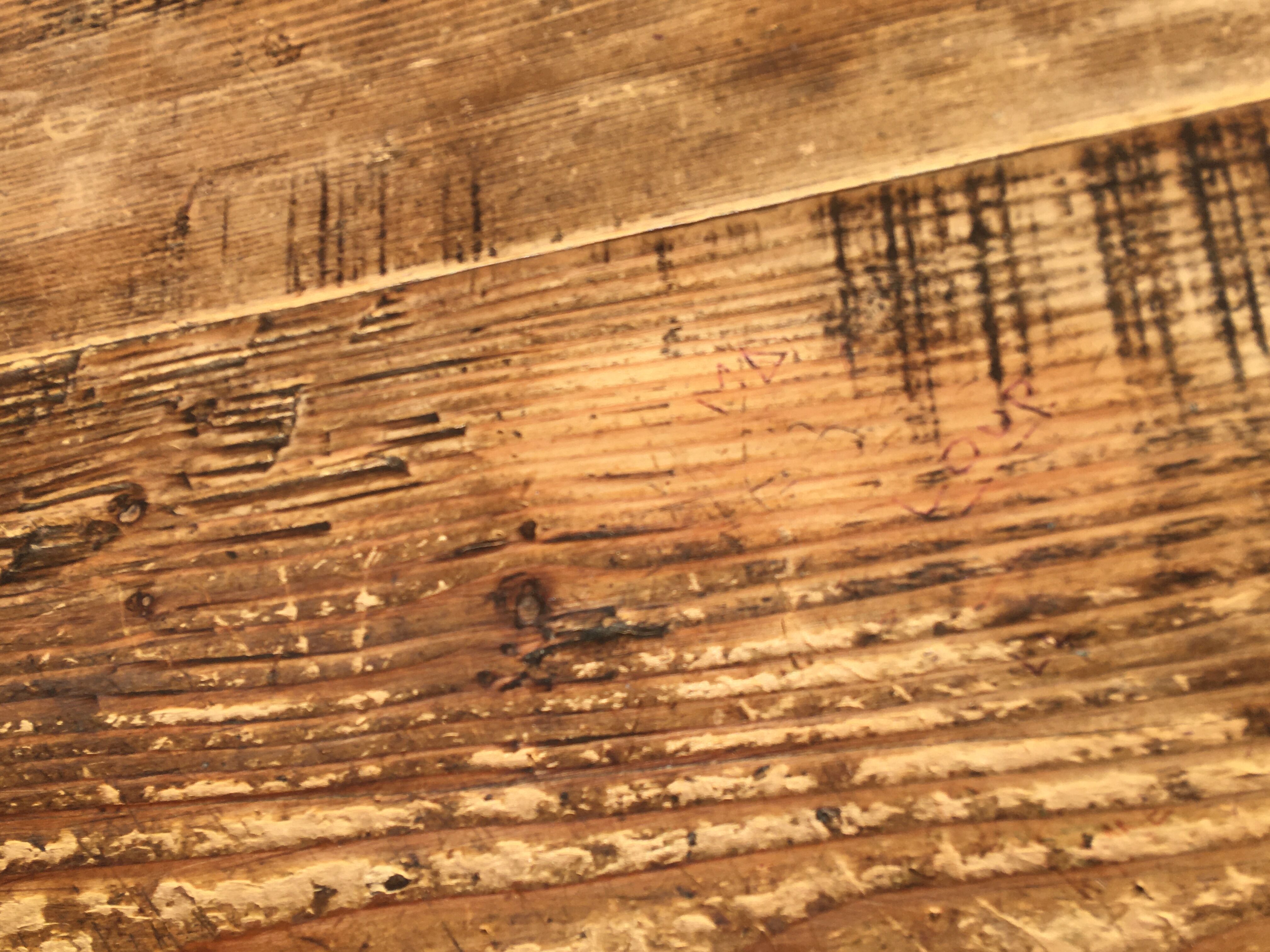 Farm table in fir 150 cm 2 drawers