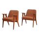 Fauteuils vintage Chierowski 366 du milieu du siècle, lot de 2