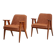Fauteuils vintage Chierowski 366 du milieu du siècle, lot de 2