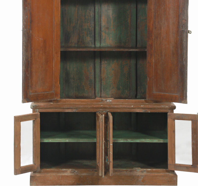 Wardrobe Croat Marron Glass Old Teck Piece Of Origin India